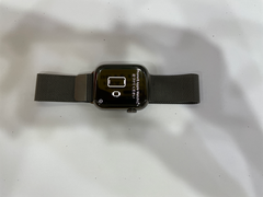  Apple Watch Series 7 GPS + Cellular, 45mm Graphite Stainless Steel Case with Graphite Milanese Loop (MKL33VN/A) 