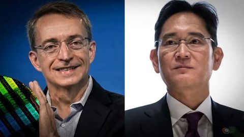 Ceo Intel Pat Gelsinger Thăm Nhà Máy Samsung
