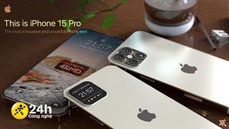 Video render của iPhone 15 Pro tiết lộ, màn hình 240Hz, cụm camera chính 64MP có cả màn hình phụ, thông số cực khủng