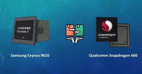 Chip Exynos 9610 là gì? So sánh Exynos 9610 với Snapdragon 660