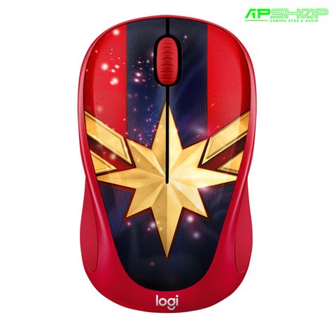 Chuột Logitech M238 Marvel Captain Marvel