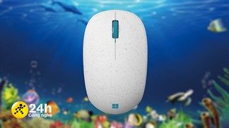 Microsoft ra mắt chuột không dây làm từ nhựa tái chế đại dương: Thiết kế đơn giản, phạm vi kết nối 10 mét, giá 569.000 đồng
