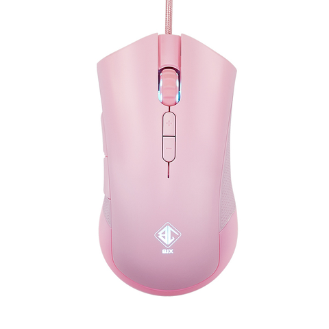 Chuột Có Dây Bjx M9 Pink Rgb