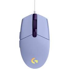 Chuột dây Logitech G203 Lightsync Gaming Tím