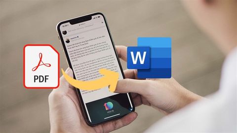 Cách Chuyển Từ File Pdf Sang Word Trên Điện Thoại Để Làm Việc Được Nhanh Chóng Hơn