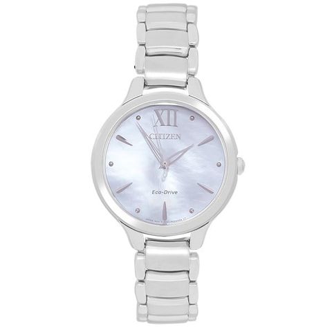 Đồng hồ Nữ Citizen EM0550-83N - Eco-Drive - Trắng