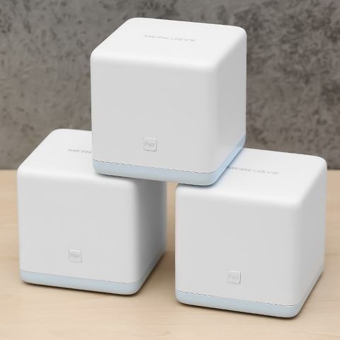Router Wifi Mesh 3 Pack AC1200 Mercusys Halo S12 Trắng