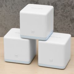  Router Wifi Mesh 3 Pack AC1200 Mercusys Halo S12 Trắng 