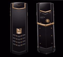  Vertu Signature Clous De Paris Silver Sapphire Key Navy 