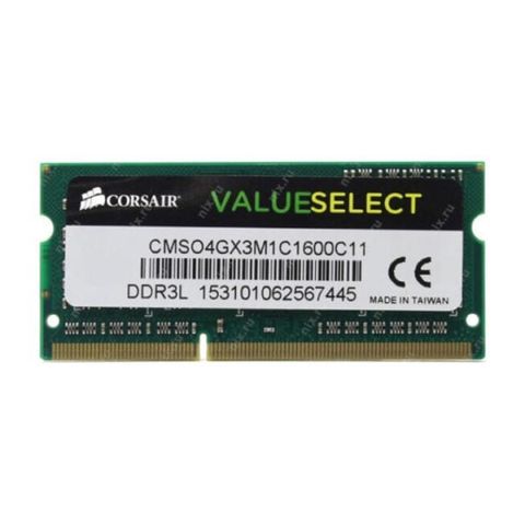 Ram Laptop Corsair 4gb (1x4gb) Ddr3l Bus 1600mhz Cmso4gx3m1c1600c11