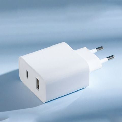 Cốc sạc nhanh 33W Xiaomi AD332EU (1A1C) bản Quốc tế chân tròn