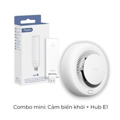  Combo cảm biến khói báo cháy Aqara qua điện thoại 