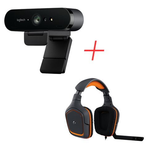 Combo Logitech Webcam Brio + Tai nghe Logitech G231