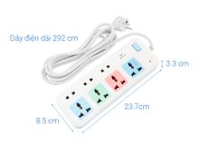  Ổ cắm điện Comet 7 lỗ 3m CES4433 