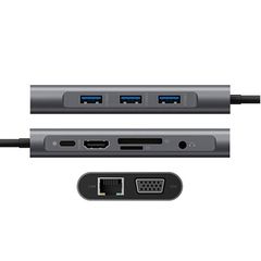  Cổng Chuyển 10in1 Usb-c Adapter 