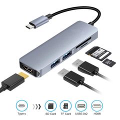  Cổng Chuyển Type-c To Hdmi 5in1 Adapter 