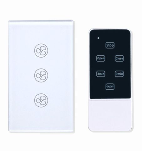 Công Tắc Cảm Ứng 3 Nút Điều Khiển Quạt Smartz Swf Kèm Remote