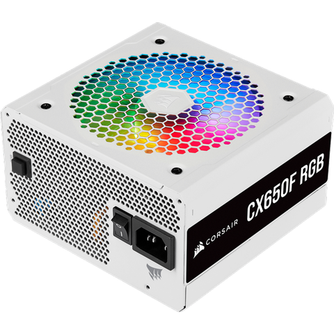 Nguồn Corsair CX650F RGB White 80 Plus Bronze