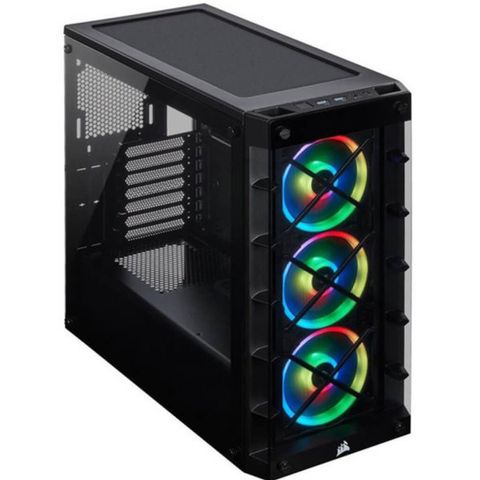 Corsair 465x Rgb Tempered Glass – Black – Mid Tower