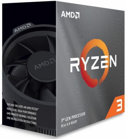 Cpu Amd Ryzen 3 3100, Wraith Stealth Cooler/ 3.6 Ghz