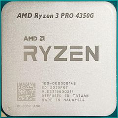  Cpu Amd Ryzen™ 3 Pro 4350g 4c/8t Upto 4.0ghz (tray/nobox) 