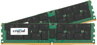 Crucial 128Gb Kit (4 X 32Gb) Ddr4-2400 Lrdimm