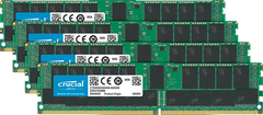  Crucial 128Gb Kit (4 X 32Gb) Ddr4-2400 Rdimm 