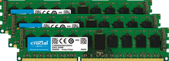  Crucial 12Gb Kit (3 X 4Gb) Ddr3-1600 Ecc Rdimm 