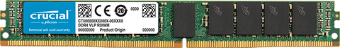 Crucial 16Gb Ddr4-2400 Ecc Udimm Vlp