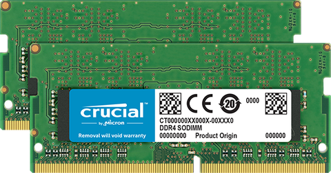 Crucial 16Gb Kit (2 X 8Gb) Ddr4-2666 Sodimm