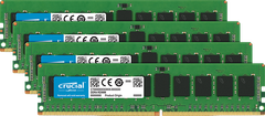  Crucial 16Gb Kit (4 X 4Gb) Ddr4-2666 Ecc Udimm 