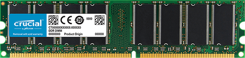 Crucial 1Gb Ddr-333 Udimm