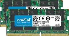  Crucial 32Gb Kit (2 X 16Gb) Ddr4-2400 Ecc Sodimm 