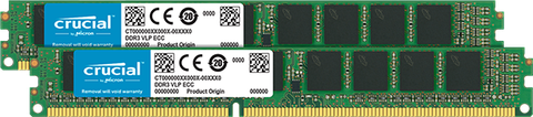 Crucial 32Gb Kit (2 X 16Gb) Ddr4-2400 Ecc Udimm Vlp