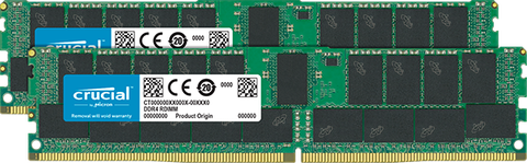 Crucial 64Gb Kit (2 X 32Gb) Ddr4-2400 Rdimm