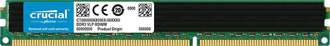 Crucial 8Gb Ddr3-1600 Ecc Rdimm Vlp
