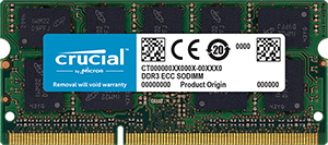 Crucial 8Gb Ddr3L-1600 Ecc Sodimm