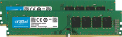  Crucial 8Gb Kit (2 X 4Gb) Ddr4-2400 Udimm 