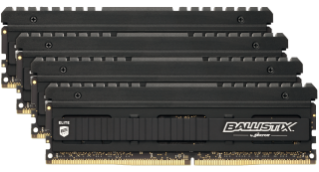 Crucial Ballistix Elite 32Gb Kit (4 X 8Gb) Ddr4-2666 Udimm