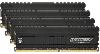 Crucial Ballistix Elite 32Gb Kit (4 X 8Gb) Ddr4-3200 Udimm