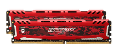  Crucial Ballistix Sport Lt Red 16Gb Ddr4-2400 Udimm 