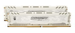  Crucial Ballistix Sport Lt White 16Gb Kit (2 X 8Gb) Ddr4-2666 Udimm 