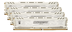  Crucial Ballistix Sport Lt White 16Gb Kit (4 X 4Gb) Ddr4-2666 Udimm 