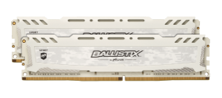 Crucial Ballistix Sport Lt White 32Gb Kit (2 X 16Gb) Ddr4-2400 Udimm