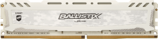 Crucial Ballistix Sport Lt White 8Gb Ddr4-2666 Udimm