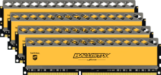 Crucial Ballistix Tactical 32Gb Kit (4 X 8Gb) Ddr3-1600 Udimm