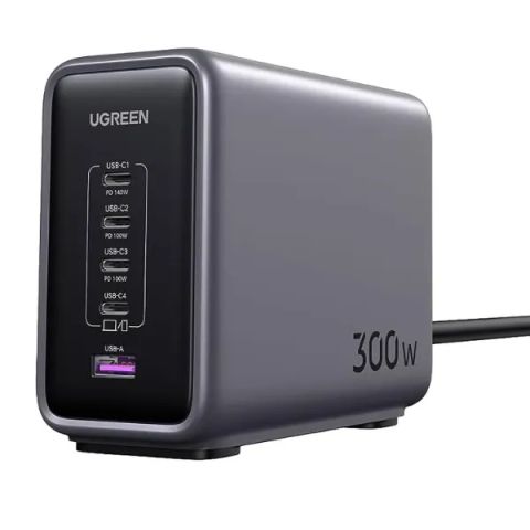 Củ sạc Ugreen GaN Desktop 4C1A 300W CD333 90903B