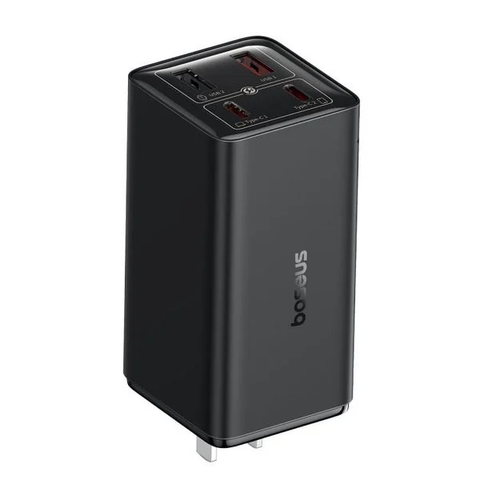Sạc nhanh Baseus GaN6 Pro 2C + 2U 65W EU kèm cáp C-C 100W 1m