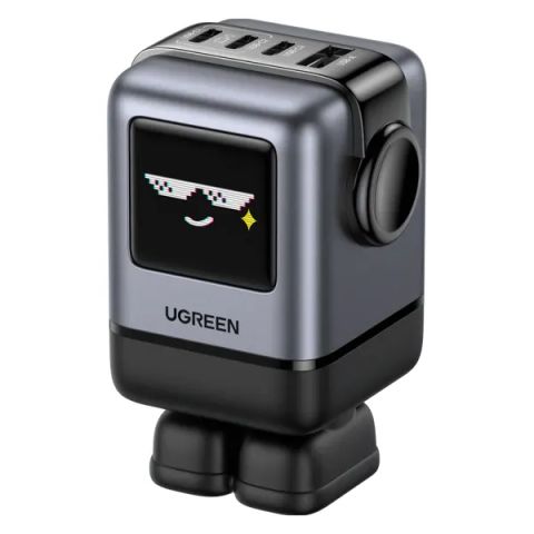 Sạc Ugreen Robot Uno 3C1A 100W 4 cổng PD GAN US 45514B