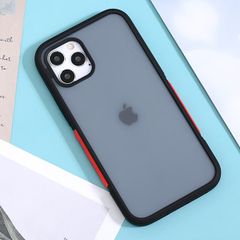  Ốp lưng iPhone 12/ 12 Pro Nhựa cứng viền dẻo Double Color TPU COSANO Đen 